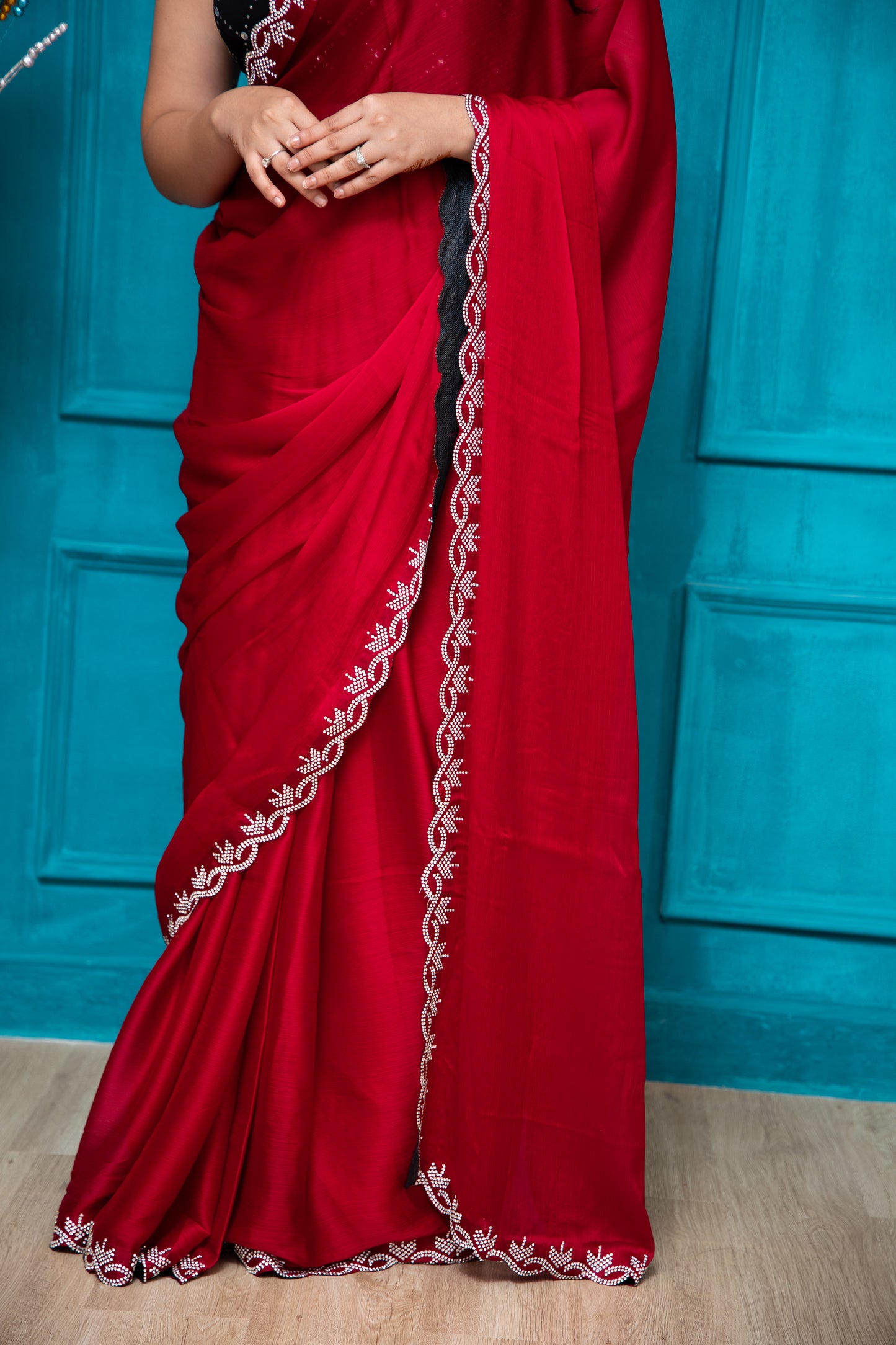 Red Tanishq 2 Saree