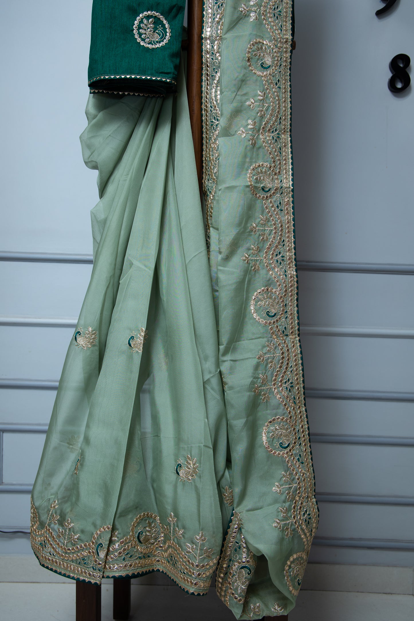Mayuri Green Saree