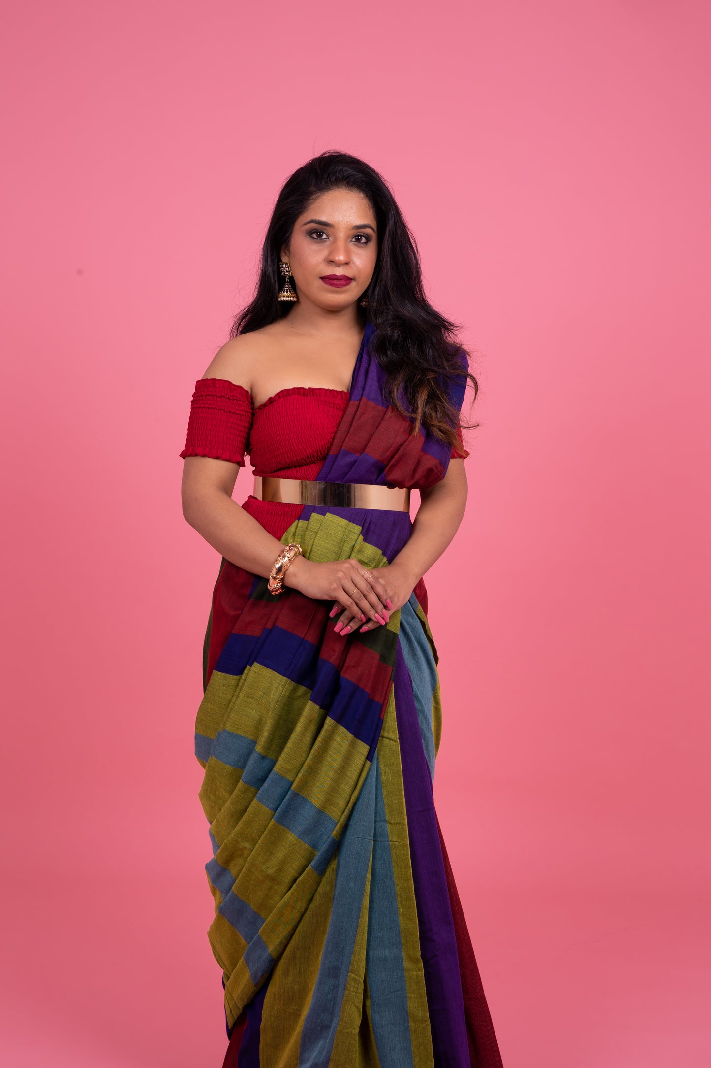 Fun Vibes Multi-color Saree