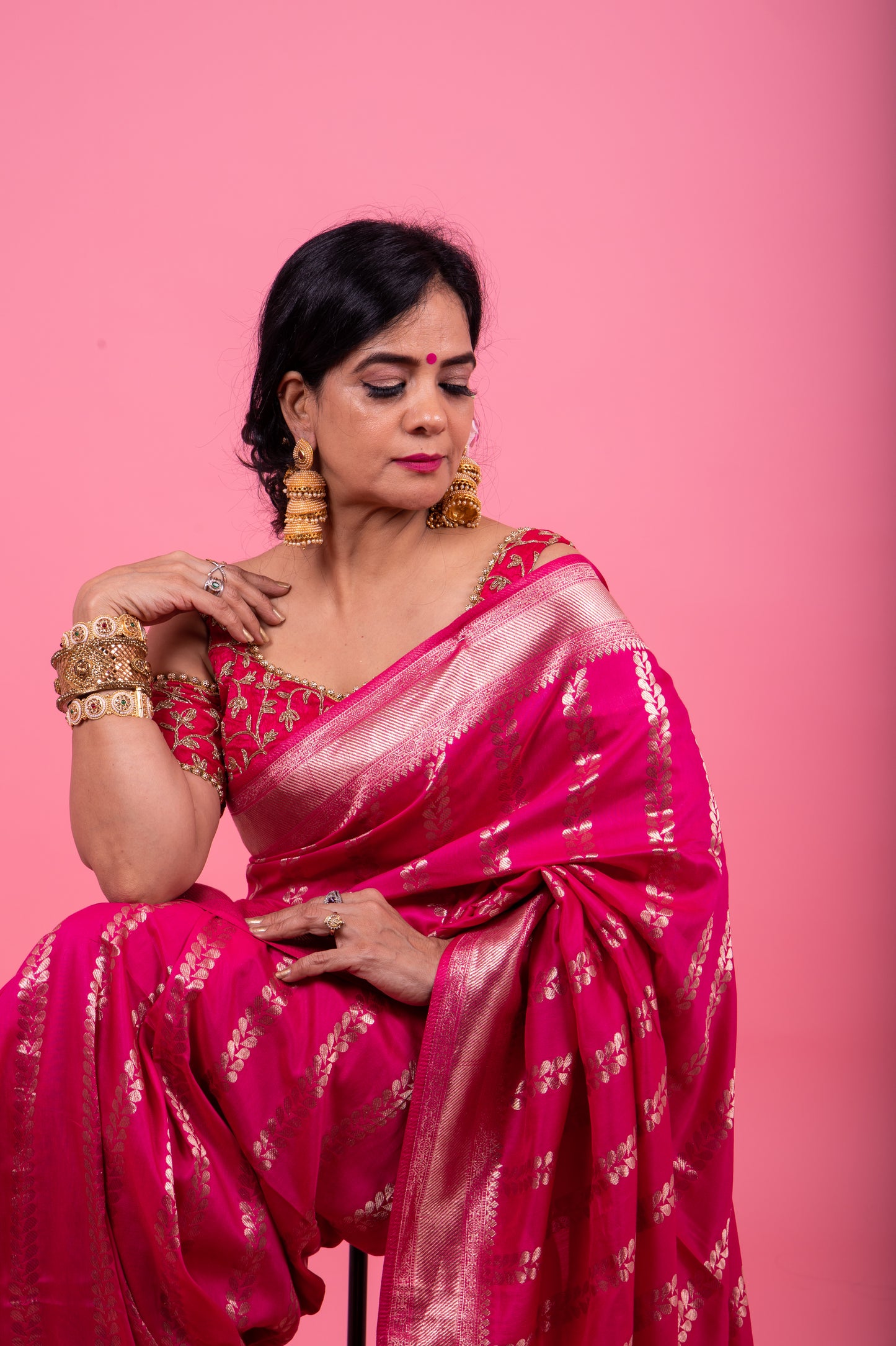 Diva Pink Saree