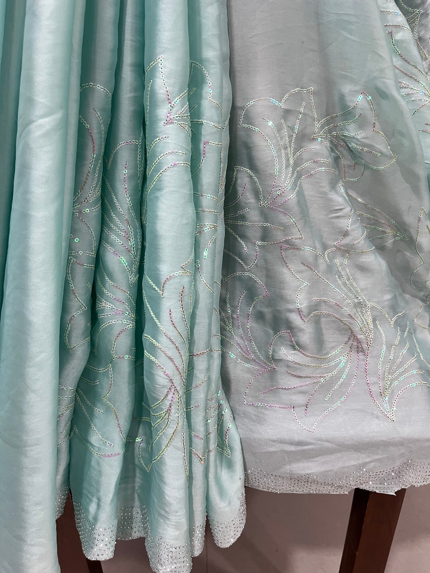 Bahar Sea Green Saree