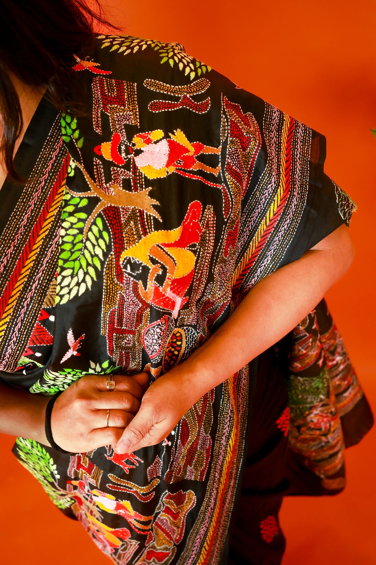 Luxe Kantha Saree