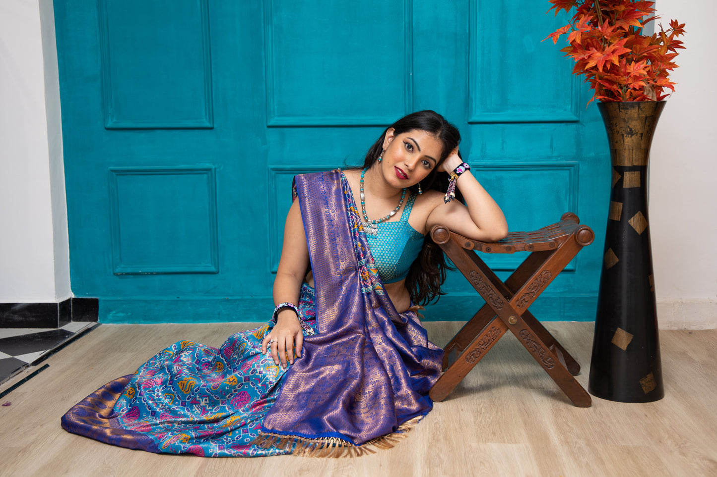 Royal Blue Silk Soft Saree