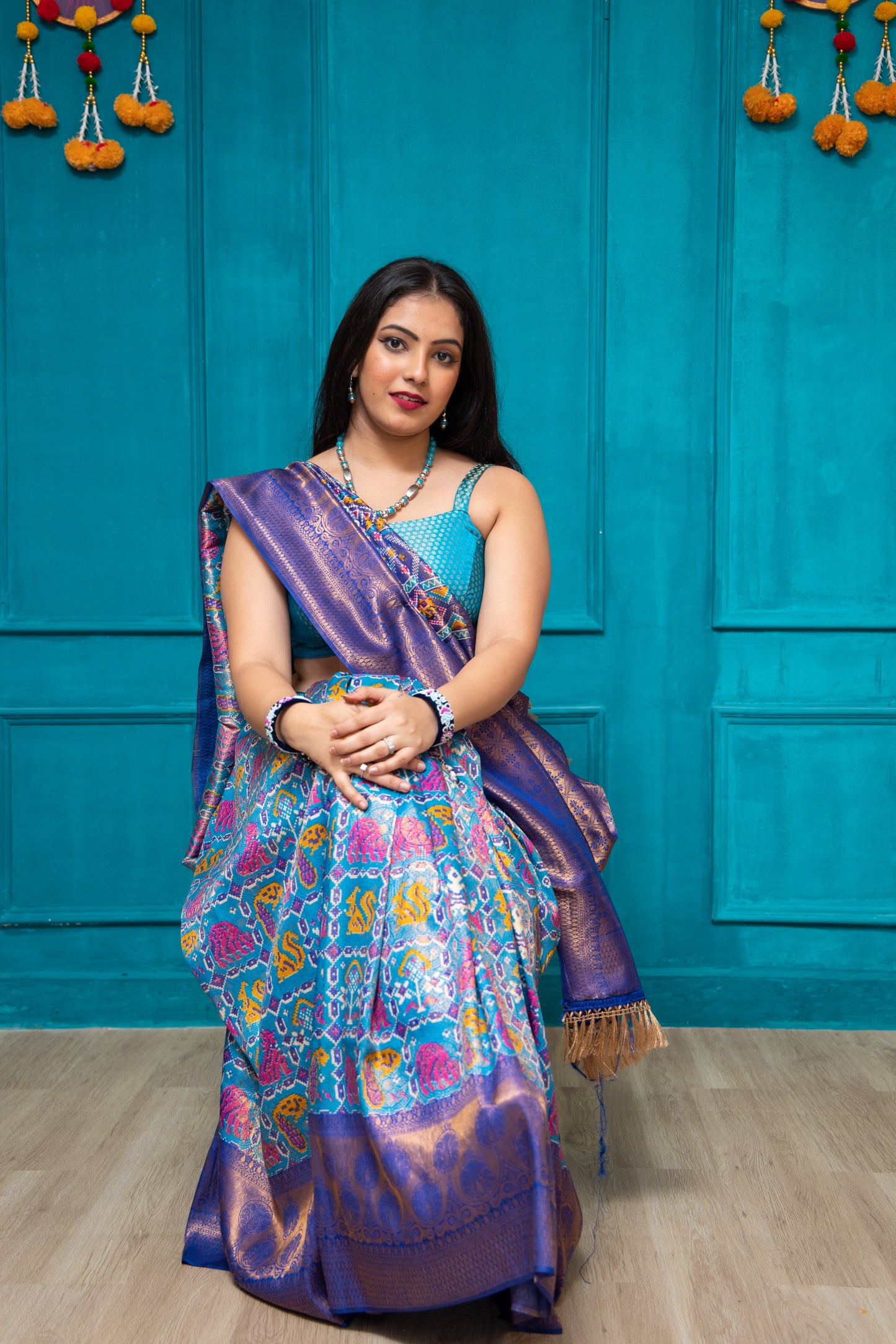 Royal Blue Silk Soft Saree