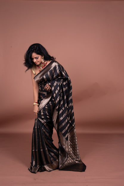 Diva Black Saree