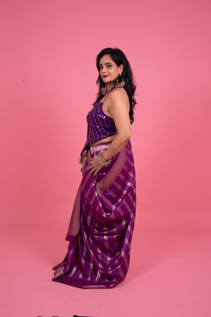 Diva Purple Saree