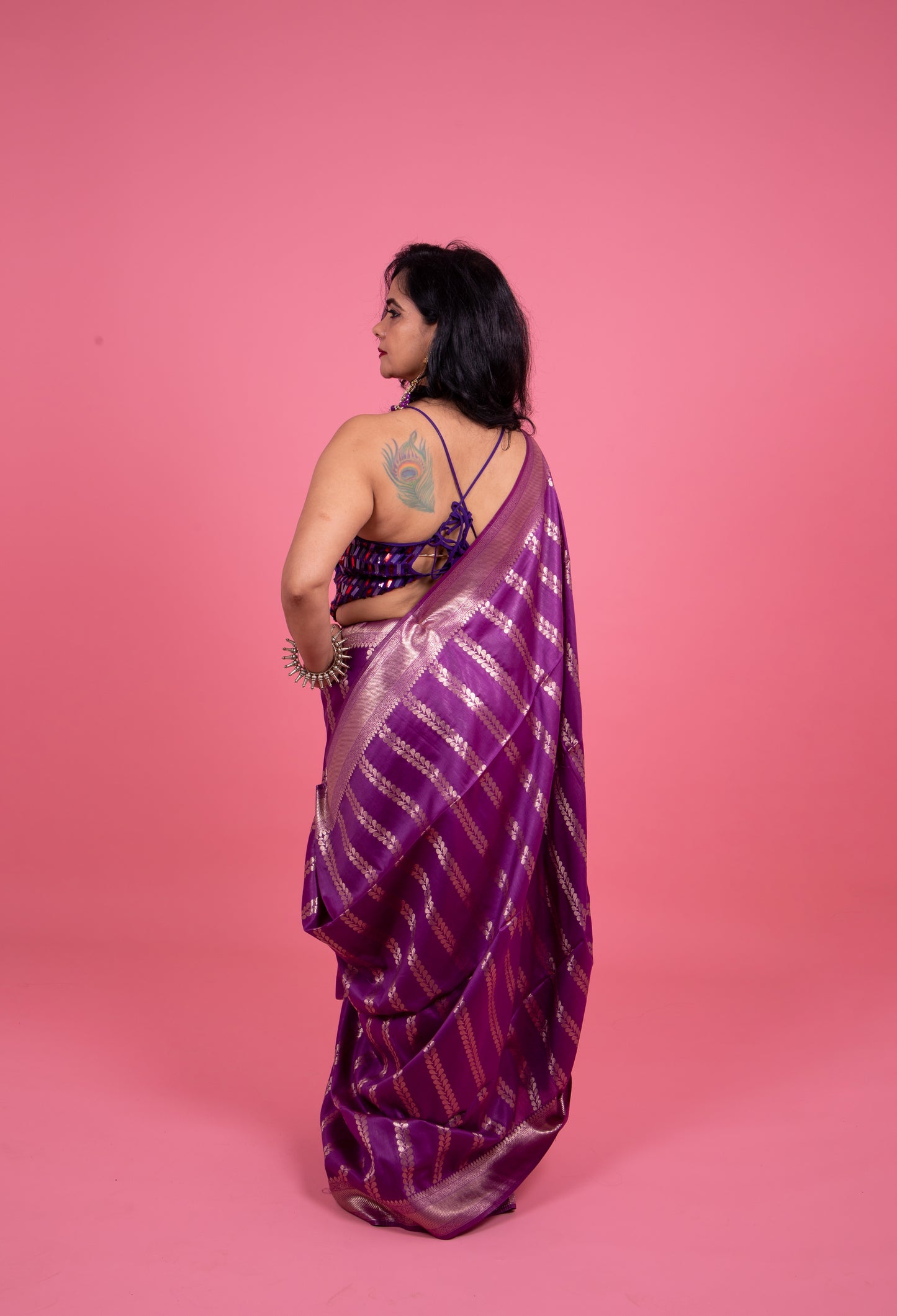 Diva Purple Saree