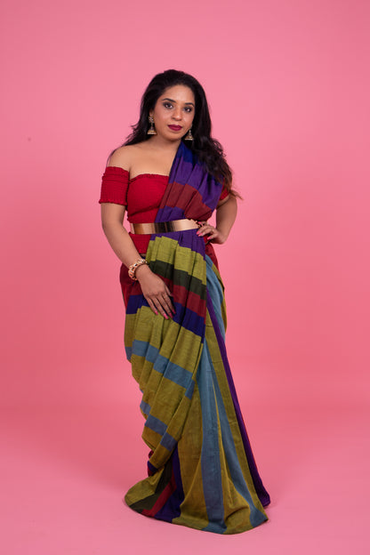 Fun Vibes Multi-color Saree