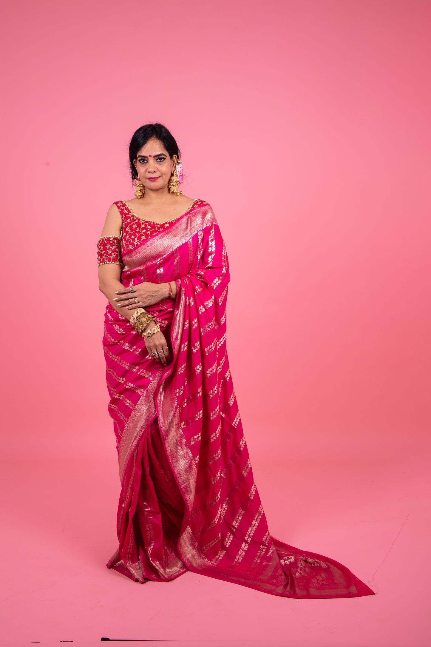 Diva Pink Saree