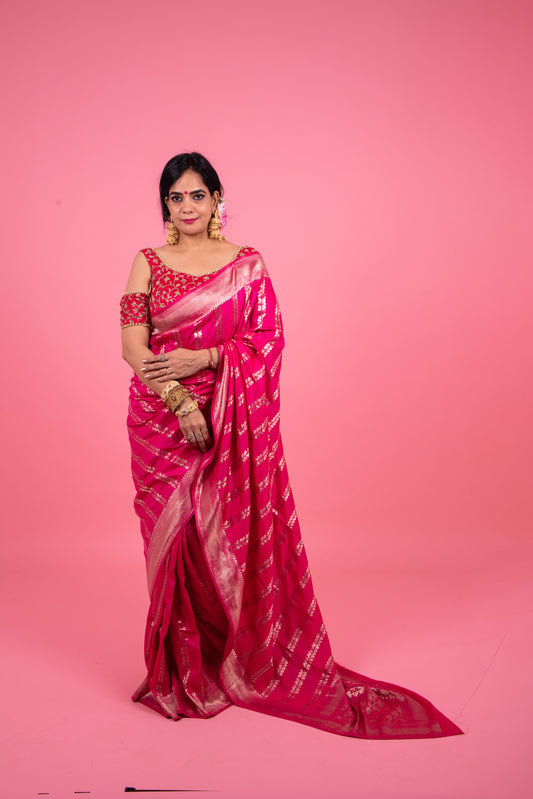 Diva Pink Saree