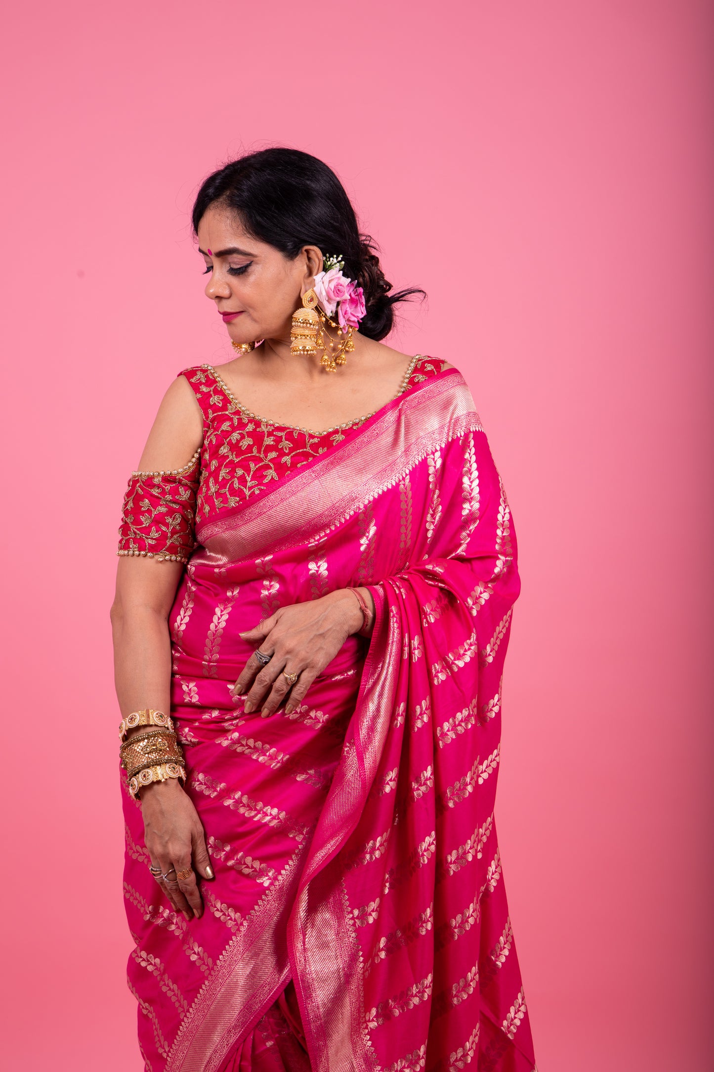 Diva Pink Saree