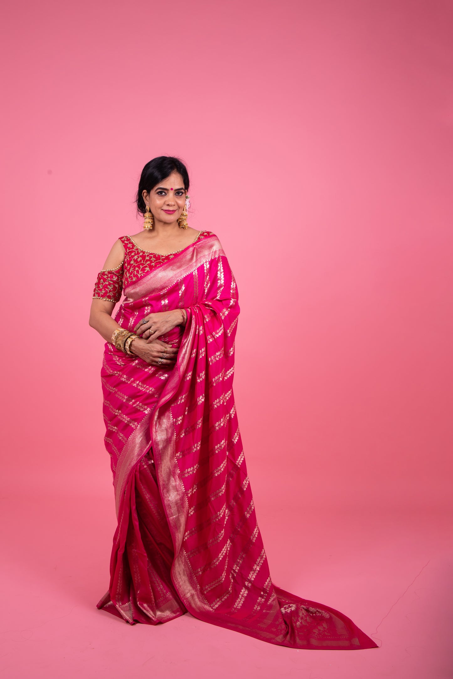 Diva Pink Saree