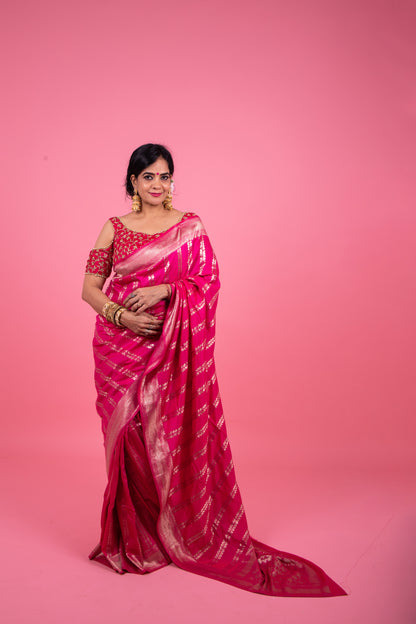 Diva Pink Saree