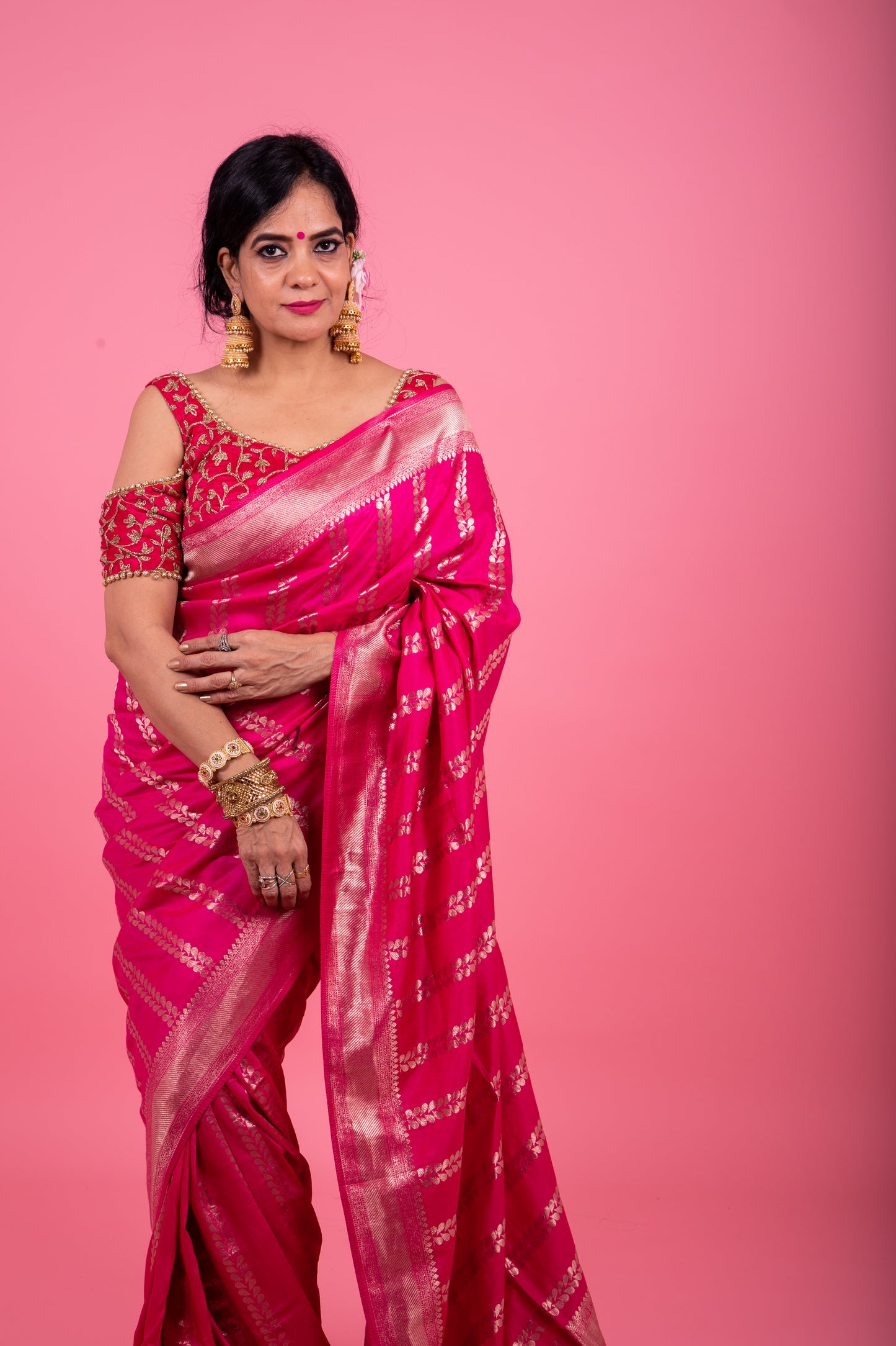 Diva Pink Saree