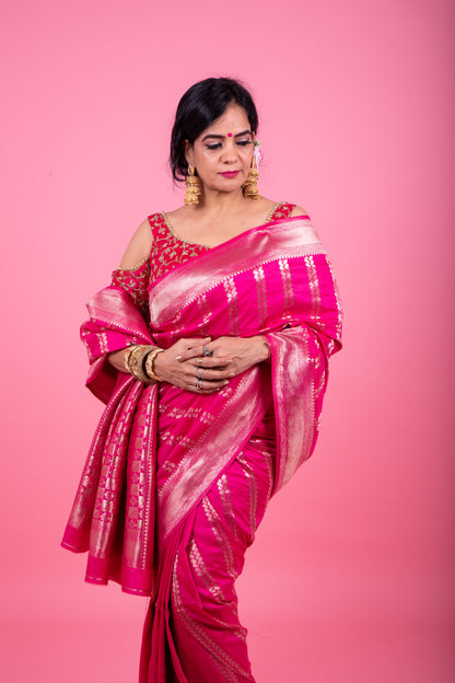 Diva Pink Saree
