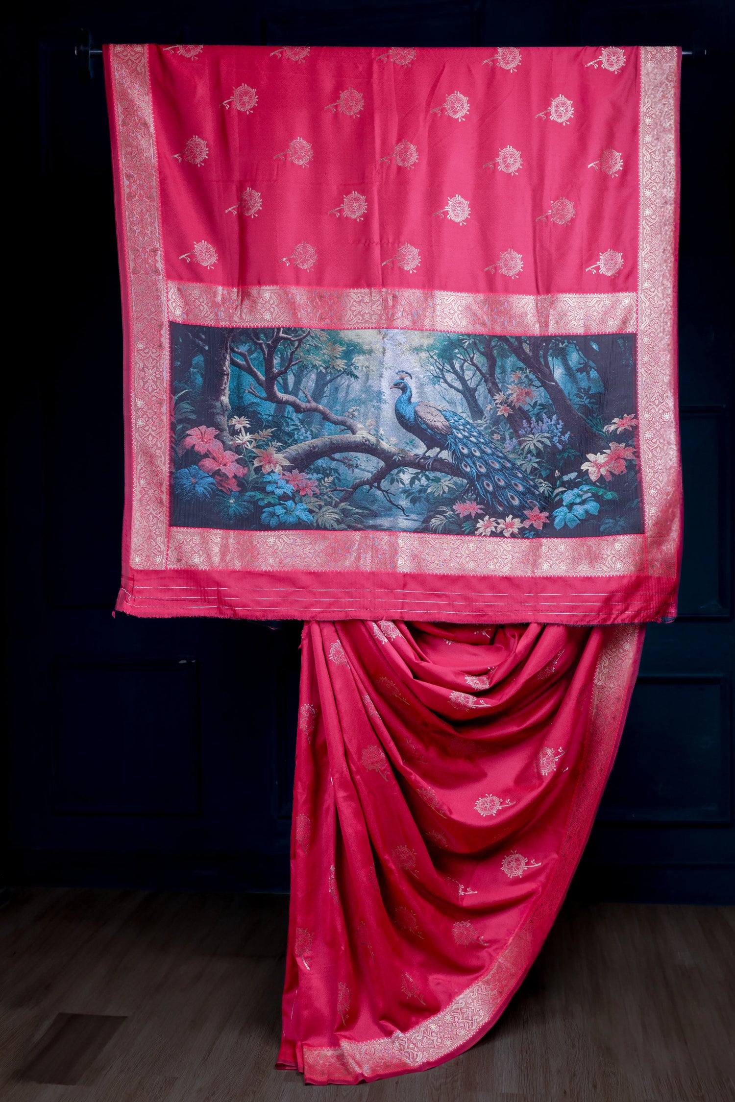 Pink Mayuri Saree