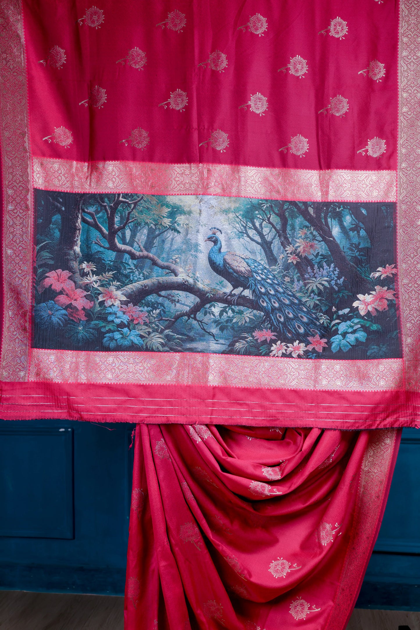 Pink Mayuri Saree