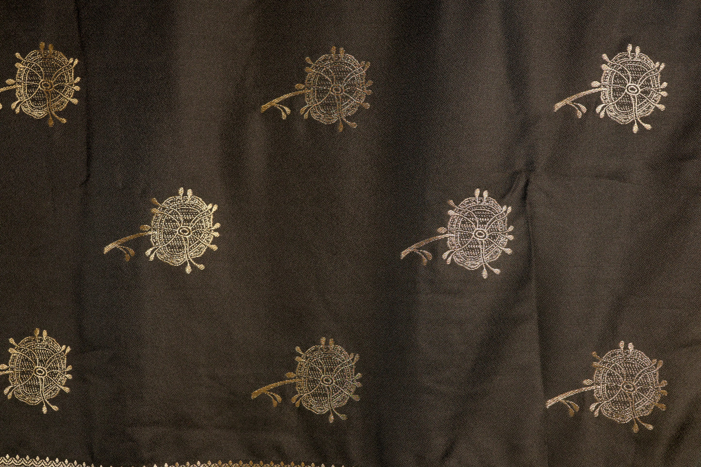Black Mayuri Saree