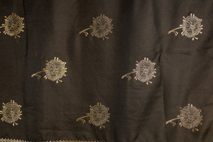 Black Mayuri Saree