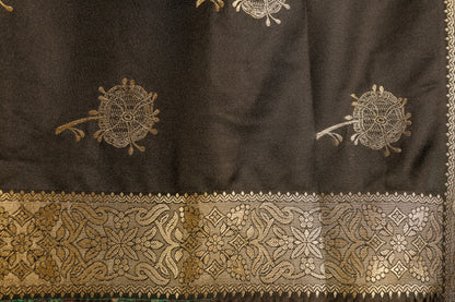 Black Mayuri Saree