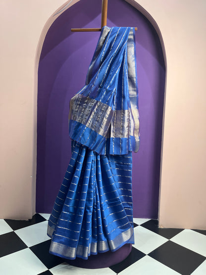 Art Maheshwari Silk Blue