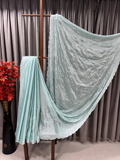 Bahar Sea Green Saree