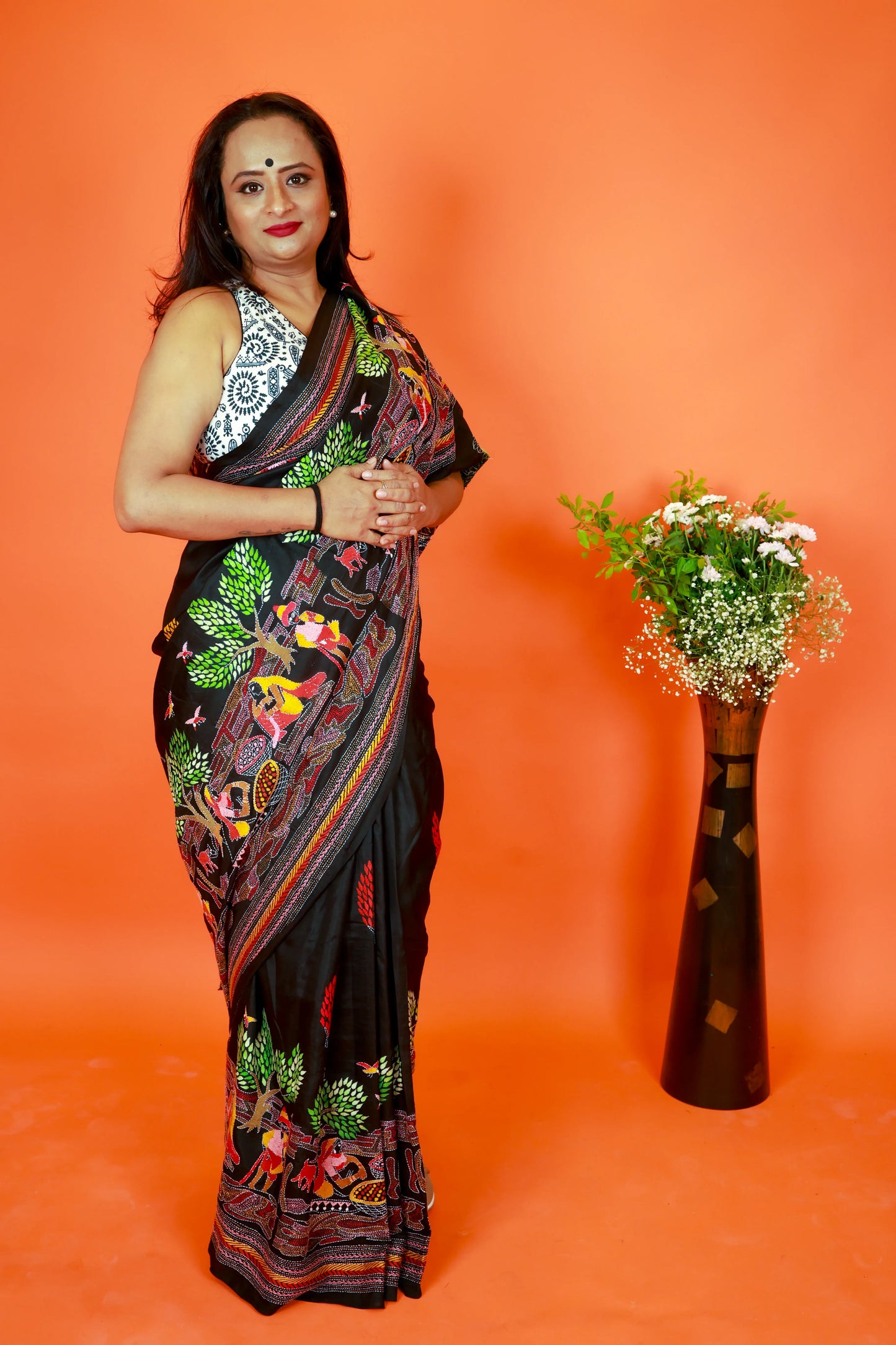 Luxe Kantha Saree
