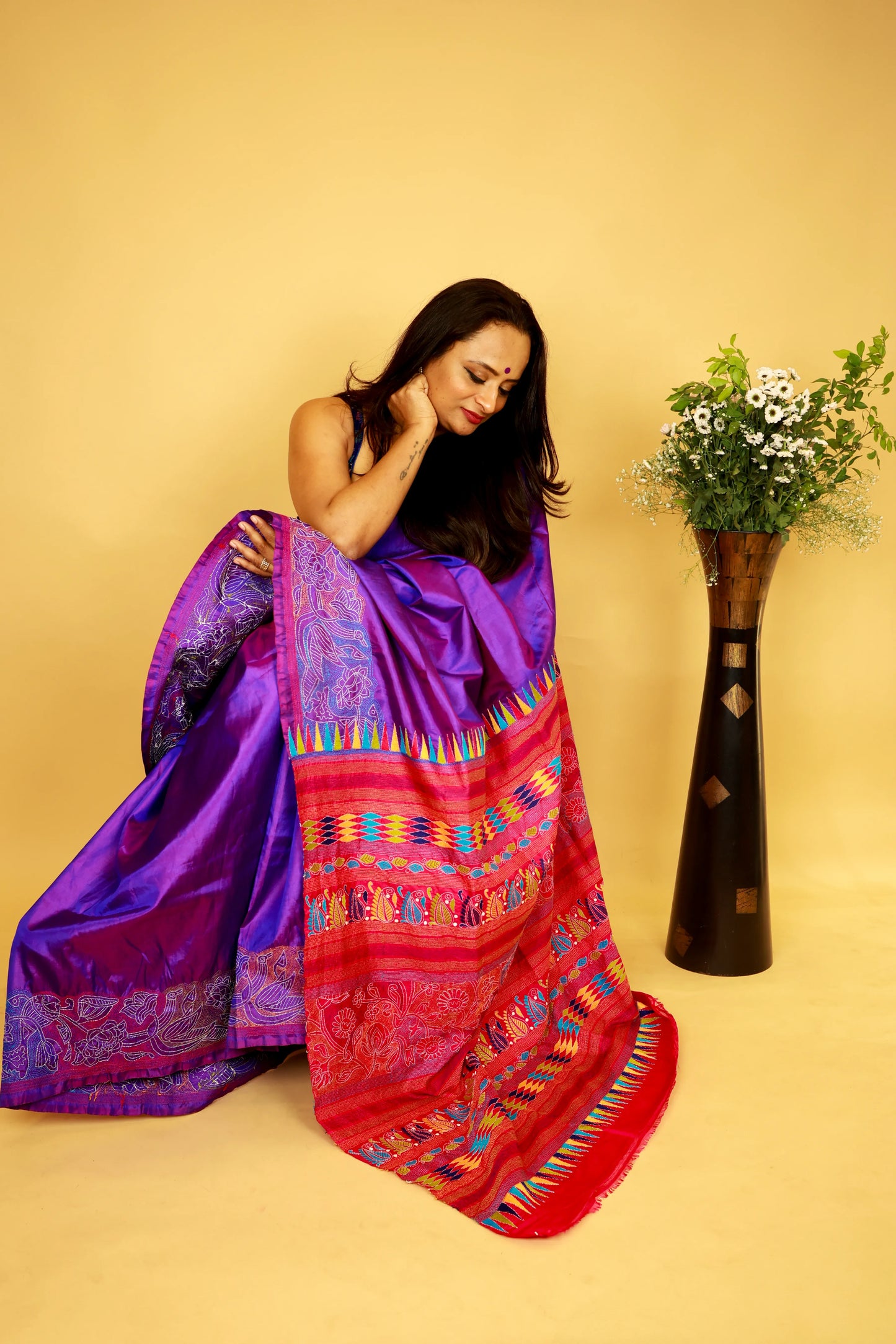 Royal Purple Kantha