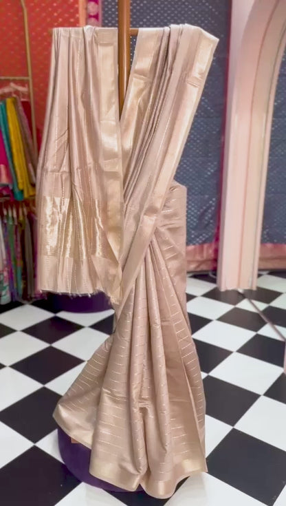 Art Maheshwari Silk Beige